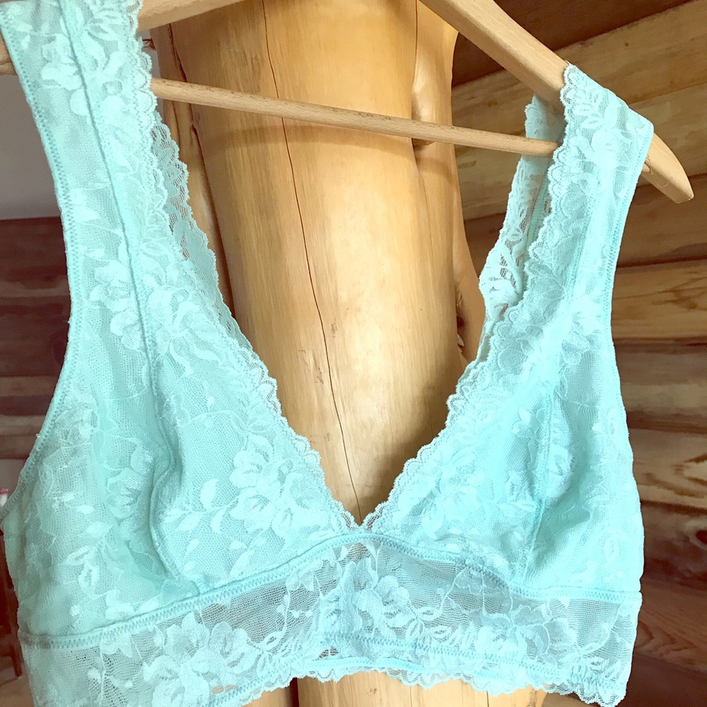 Free people teal bralette